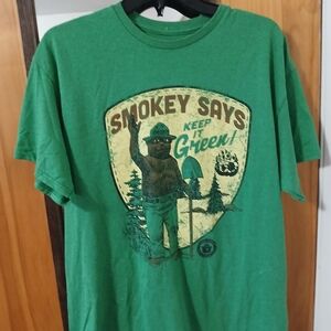 Vintage Smokey Bear Shirt Size Large